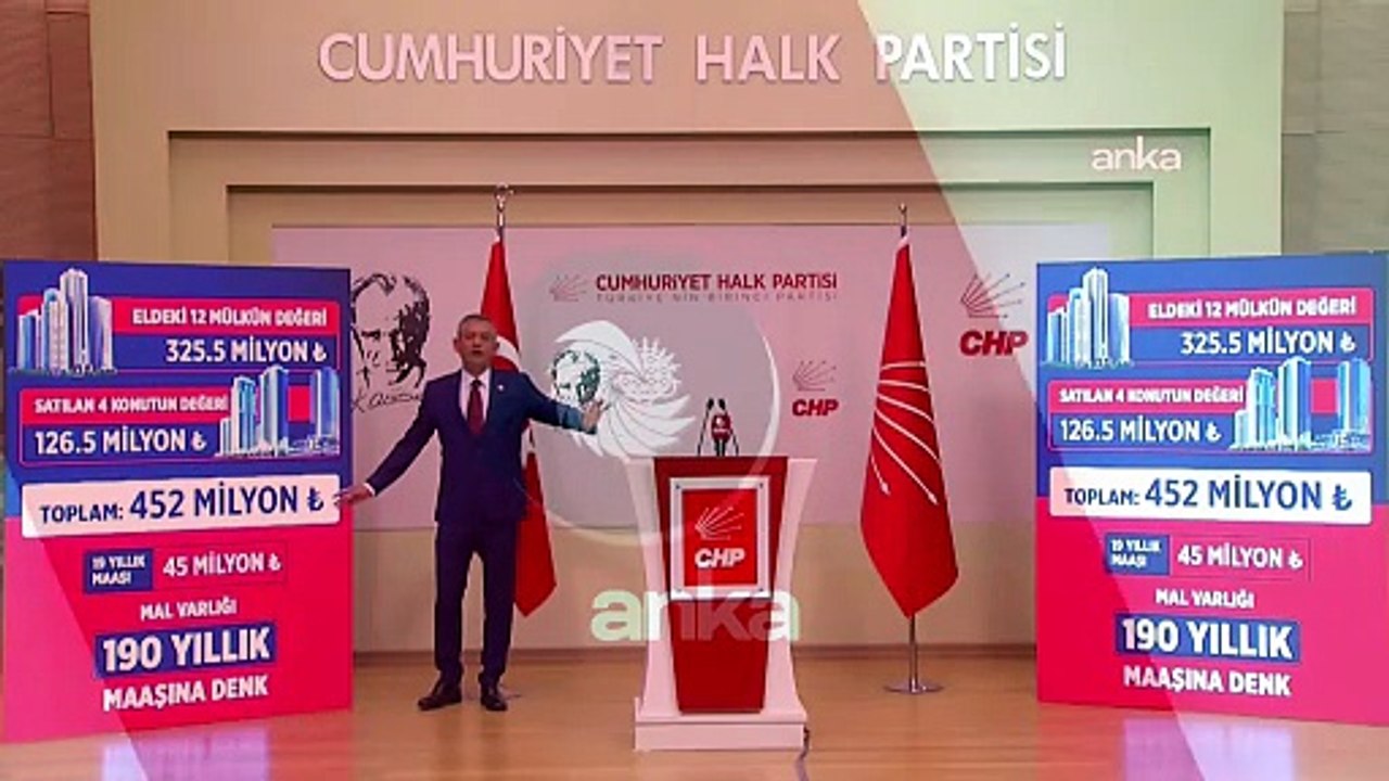 Özgür Özel 190 yılda alamayacağı kadar gayrimenkul almış