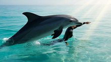 Dolphin Guides Lost Swimmer