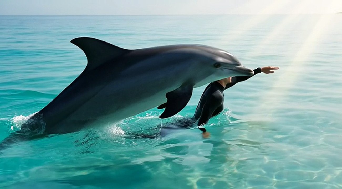 Dolphin Guides Lost Swimmer