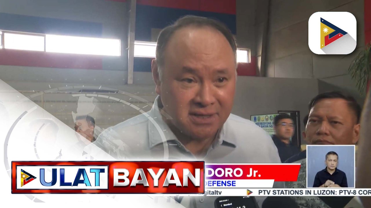 Pagbibigay halaga sa AFP modernization, isa sa mga aral mula sa tensyon sa Middle East ayon kay DND Sec. Teodoro | ulat ni Patrick de Jesus