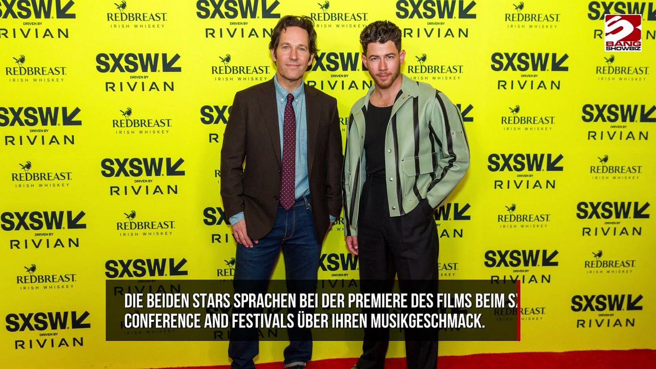 Paul Rudd und Nick Jonas über den perfekten Hochzeitssong