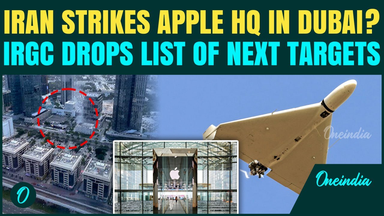 Apple HQ in Dubai HIT By Iran’s Shahed Drones; IRGC on SPREE Hitting Tech Offices in Gulf |Full LIST