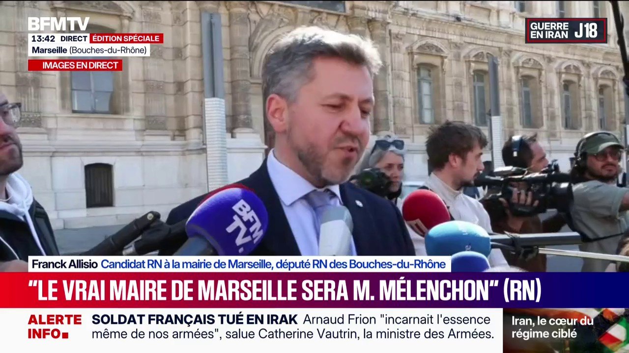 Retrait de Sébastien Delogu à Marseille pour Benoît Payan: "Nous les combattrons et nous les battrons", affirme Franck Allisio, candidat RN