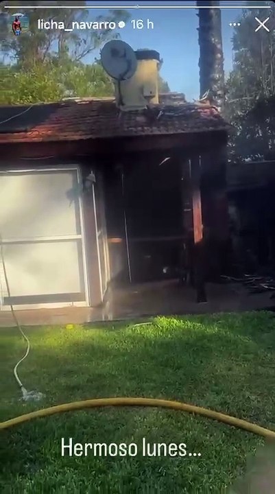 Vimos el fuego y saltamos:  el dramático momento que vivió Lisandro Licha Navarro en pleno incendio