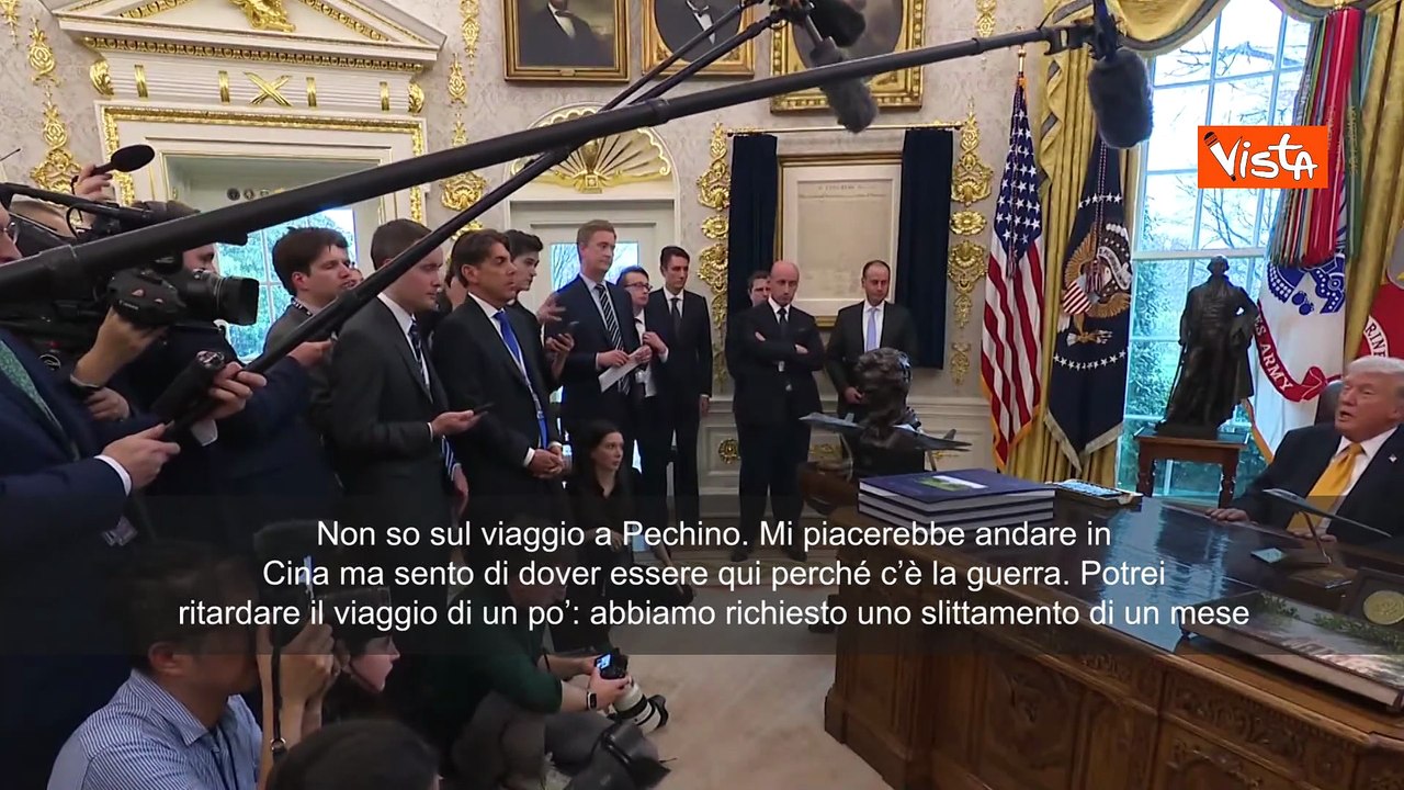 Trump: Ho chiesto a Cina di far slittare il mio viaggio di un mese a causa della guerra in Iran