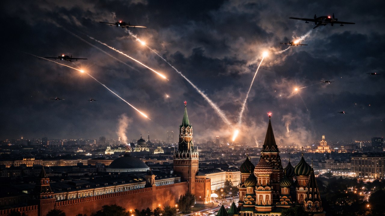 Moscow Struck by Large Overnight Drone Swarm