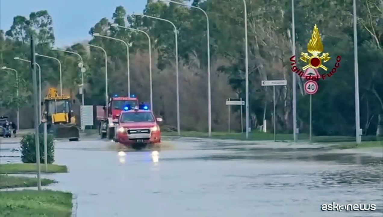 Maltempo in Calabria, danni e allagamenti nel cosentino