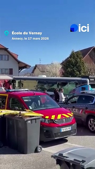 Annecy : un enfant de sept ans décède après un accident de bus devant l'école du Vernay de Cran-Gevrier