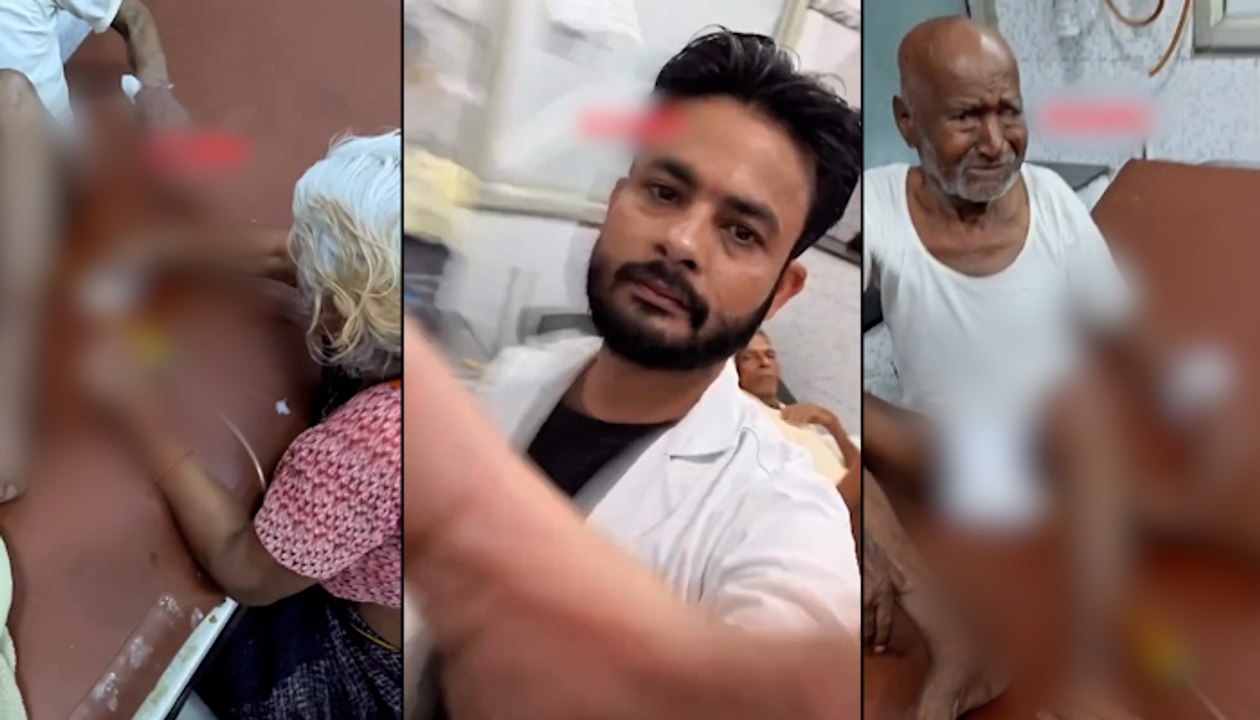 KGMU, Lucknow: Elderly Woman Cleans Husband’s Blood, Sparks Online Outrage | VIRAL