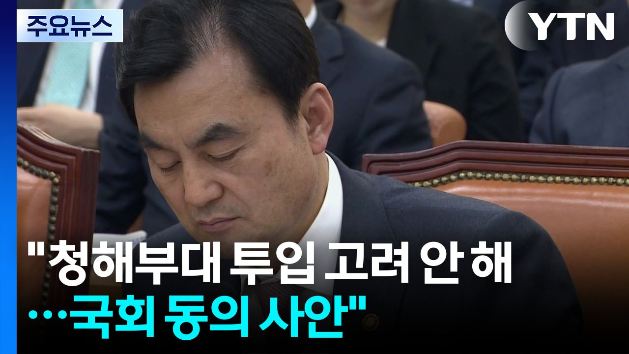 안규백 "청해부대 투입 고려 안 해...국회 동의 사안" / YTN