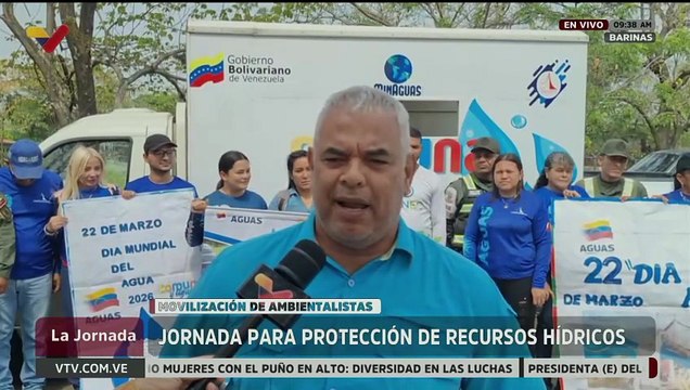 Movimiento de ambientalistas realiza jornada para la protección de recursos hídricos en Barinas
