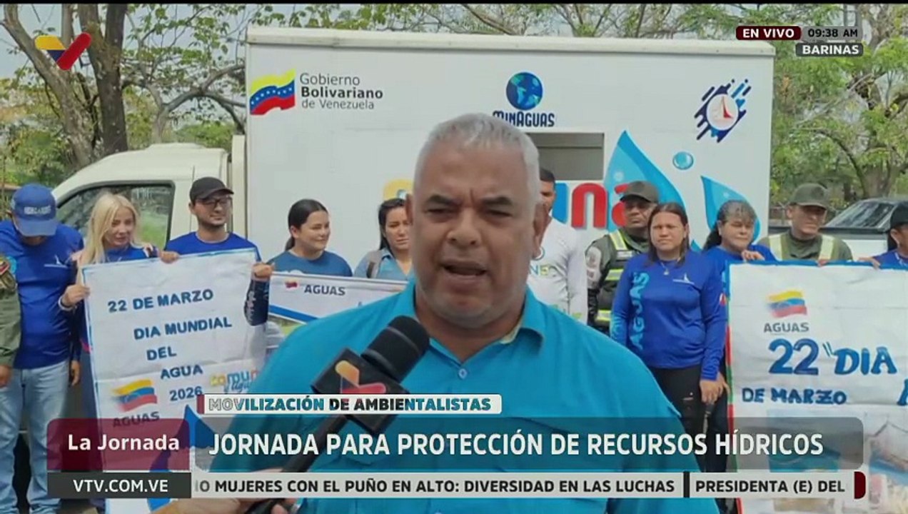Movimiento de ambientalistas realiza jornada para la protección de recursos hídricos en Barinas