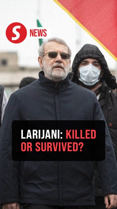 Israeli military strike targeted Iran's security chief Larijani, fate unclear, officials say