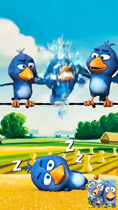 I can't explain what is happening here... 😳 Talking Birds On A Wire Game