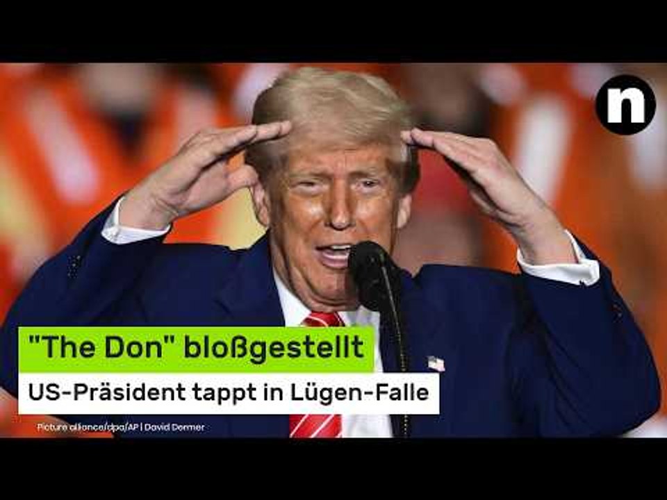 Donald Trump: 'The Don' bloßgestellt -  US-Präsident tappt in Lügen-Falle