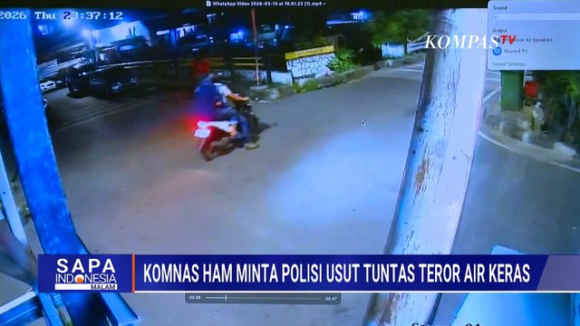 Komnas HAM Desak Polisi Ungkap Pelaku Penyiraman Air Keras ke Aktivis KontraS Andrie Yunus
