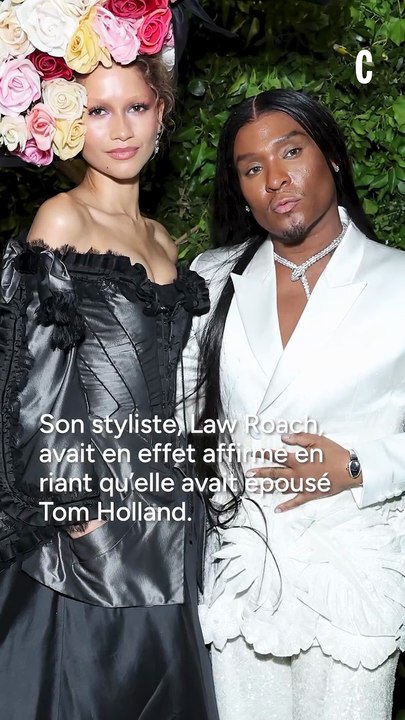 "Beaucoup de gens se sont fait avoir" : Zendaya remet les choses au clair sur son mariage avec Tom Holland