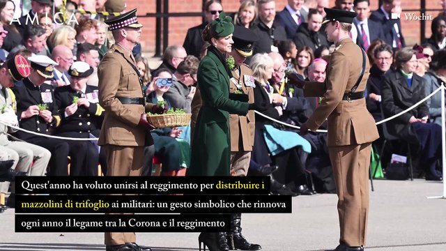 Kate Middleton torna alla parata di San Patrizio: trifogli e sorrisi ma niente Guinness