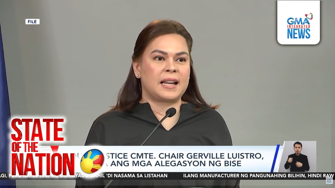 Mga complainant sa VPSD impeachment, itinanggi ang mga alegasyon ng bise at 'di na magsusumite ng kontra-tugon | SONA
