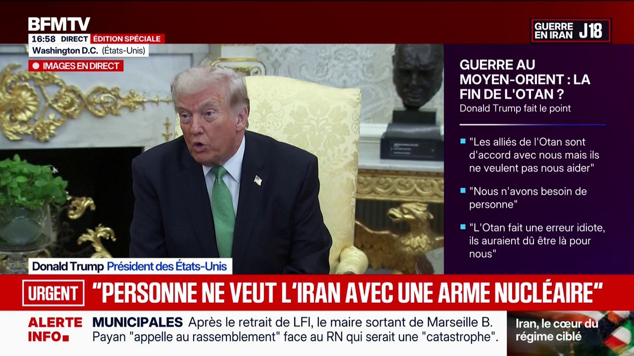 Sécurisation du détroit d'Ormuz: "Nous avons beaucoup de soutien du Moyen-Orient", assure Donald Trump
