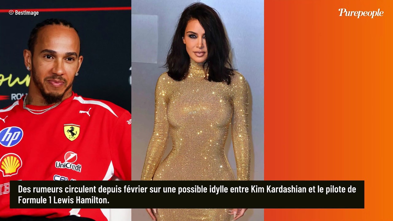 Kim Kardashian et Lewis Hamilton en couple ? Le geste du pilote de Formule 1 attise les spéculations