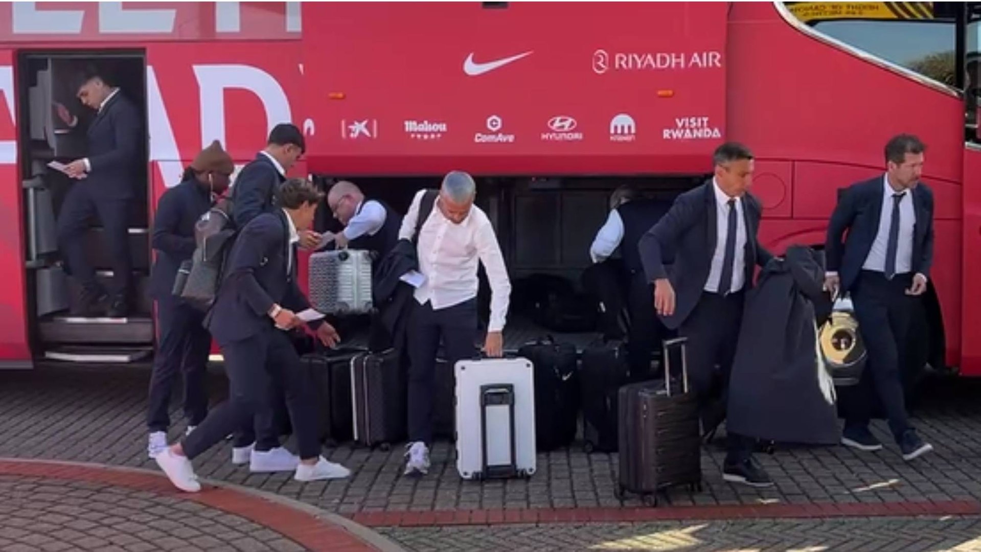 El Átlético de Madrid ya descansa en Londres