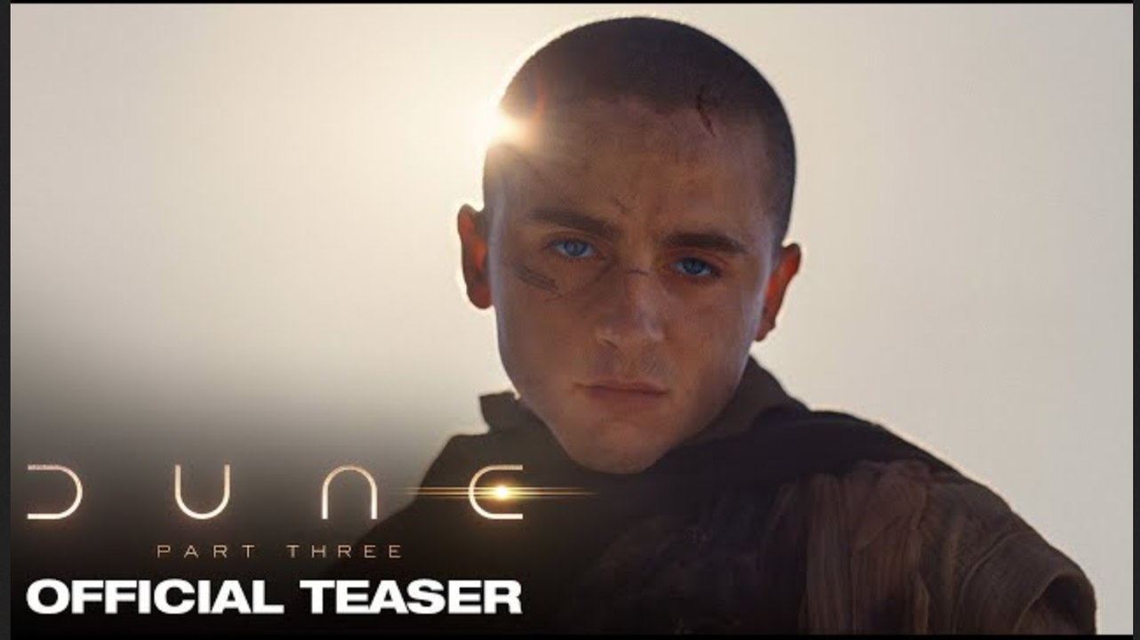 Dune: Part Three | Teaser Trailer - Timothée Chalamet, Zendaya, Jason Momoa, Florence Pugh, Rebecca Ferguson