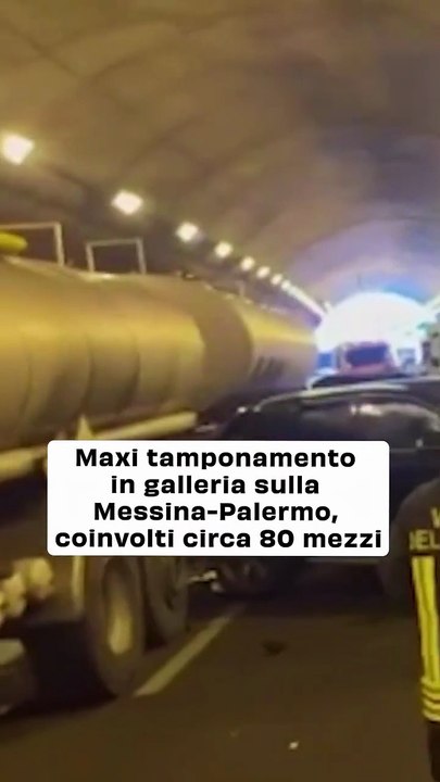 Maxi Tamponamento in Galleria sull'A20: Decine di Feriti e Traffico Bloccato tra Milazzo e Rometta