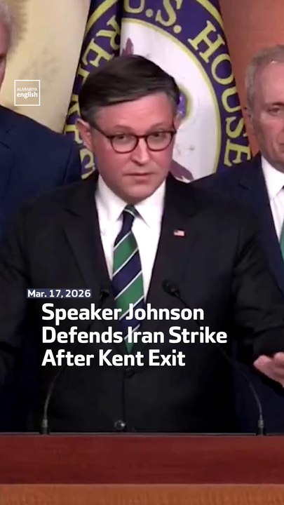 Speaker Johnson Defends Iran Strike After Kent Exit