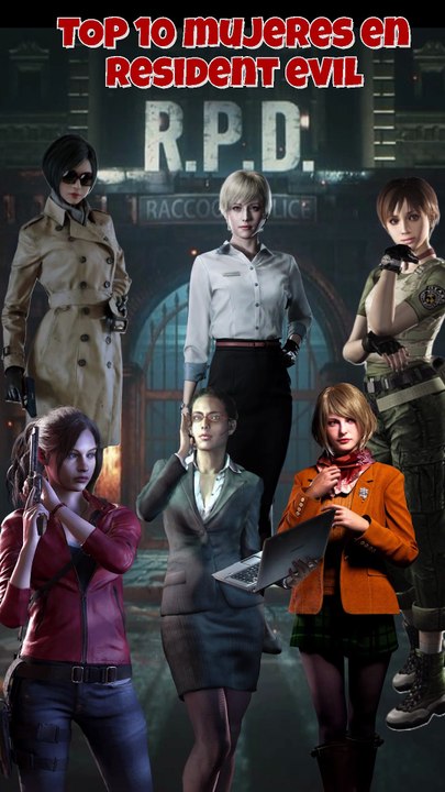 🔥👩🏼 #top10 Mujeres de Resident Evil Parte 1
