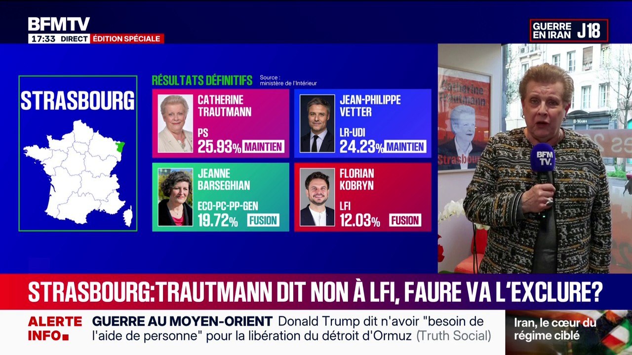 "J'agis en toute liberté" assure Catherine Trautmann, candidate PS à la mairie de Strasbourg