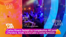 Carlos Rivera celebra su cumpleaños 40 con lujosa fiesta