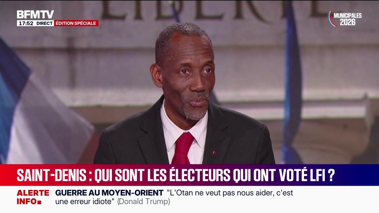 Municipales 2026: “Le projet de société proposé par Mathieu Hanotin a été battu dès le premier tour, c’est un échec”, explique Bally Bagayoko, nouveau maire LFI de Saint-Denis