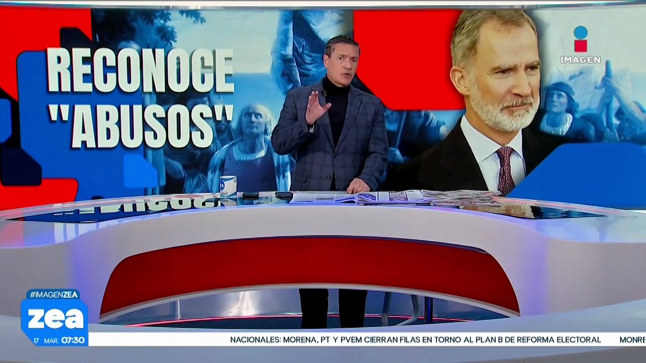 Rey de España reconoce abusos en la conquista de México | Noticias con Francisco Zea