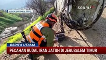 Begini Penampakan Pecahan Rudal Iran Sepanjang 5,5 Meter yang Ditemukan di Jerusalem