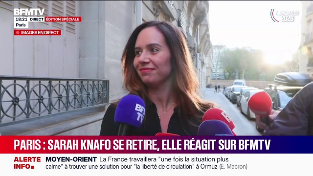 Municipales à Paris: Mes 85.000 voix peuvent battre la gauche , assure Sarah Knafo après avoir retiré sa candidature
