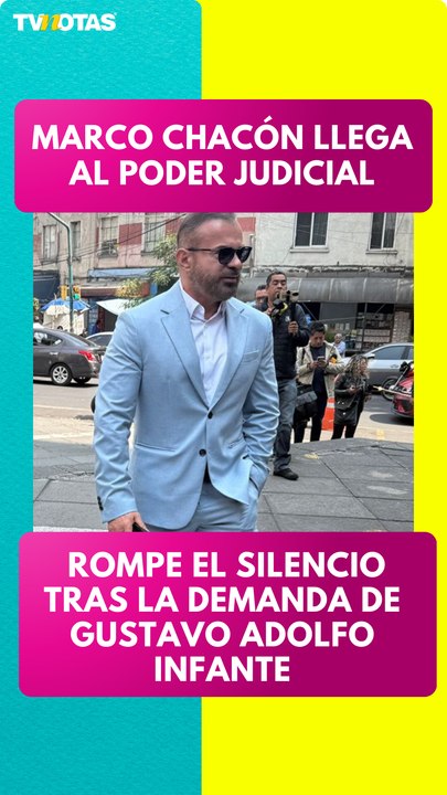 ¡Se ven las caras! Marco Chacón llega a los juzgados tras demanda contra Gustavo Adolfo Infante