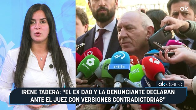 Irene Tabera: El ex DAO y la denunciante declaran ante el juez con versiones contradictorias