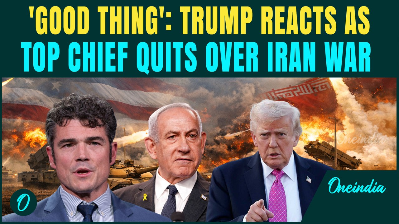 ‘Good Thing’: Trump REACTS After Counterterror Chief QUITS Over Iran War | Blames Israel Pressure