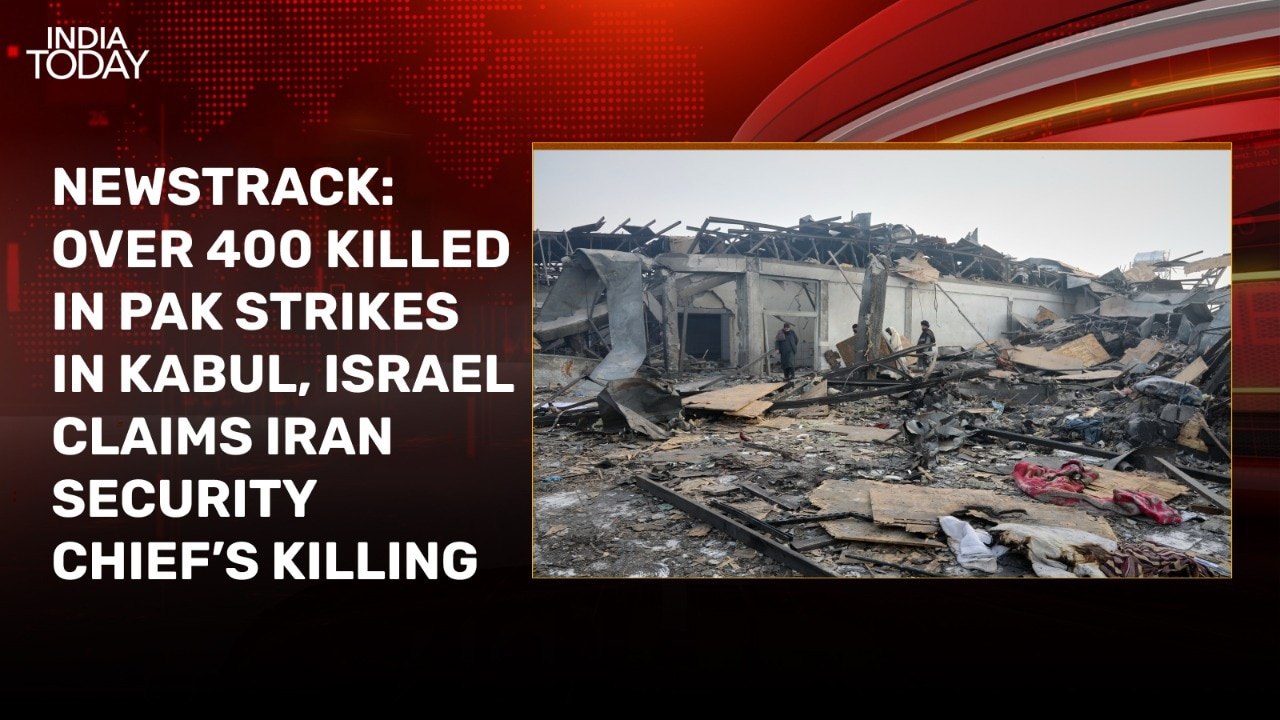 Israel says Iran security chief Ali Larijani Killed; Pak strikes Kabul, killing 408