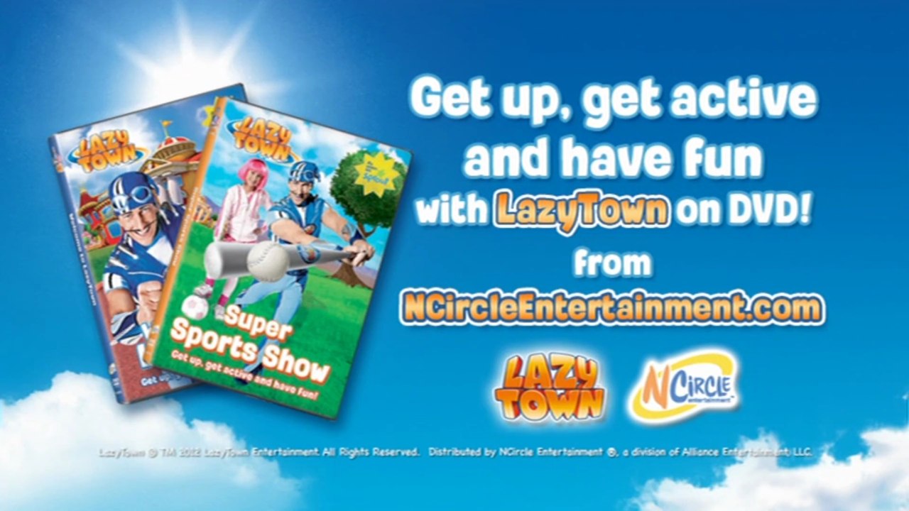 LazyTown - Home Videos Super Sports Show (2012) DVD Trailer Promo (HD DVD Rip)