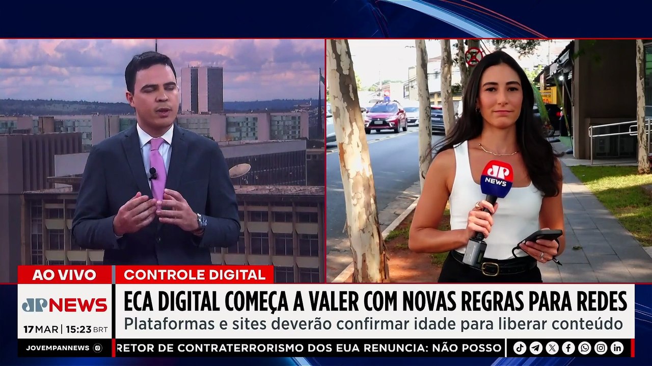 ECA digital começa a valer com novas regras para crianças na internet | TEMPO REAL