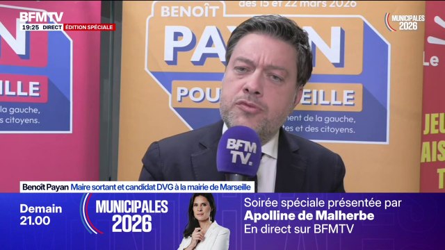 Municipales: si le RN gagne Marseille, ce serait un séisme pour Benoît Payan, maire sortant et candidat DVG à la mairie de Marseille
