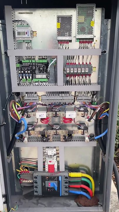 Inside a PandaExo Ground-Mounted DC EV Charger