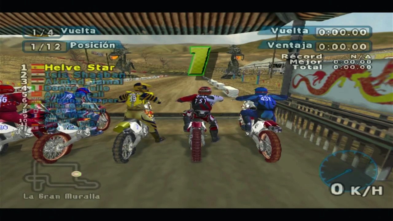 MX World Tour PS2 - Modo Carrera - Parte 19 - PS3 Super Slim