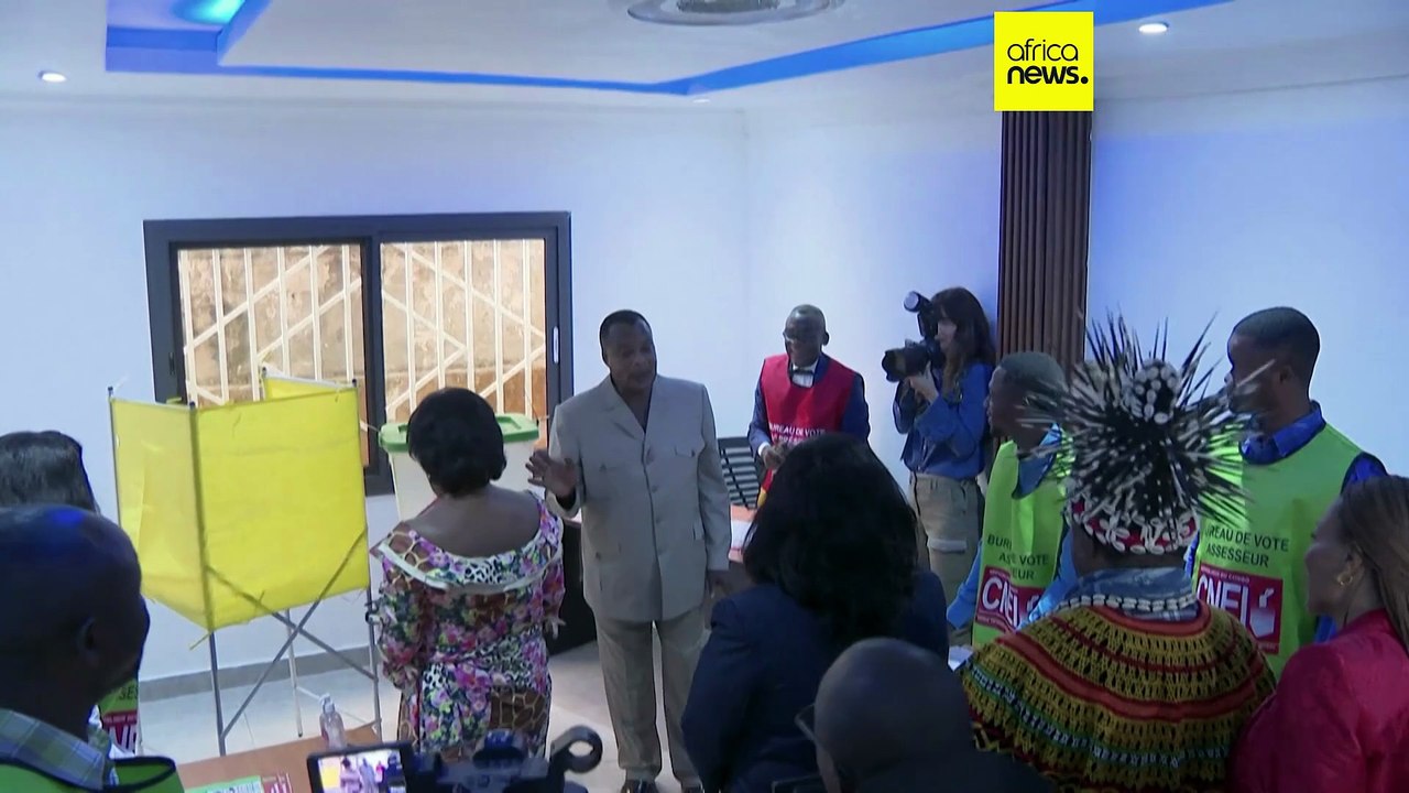 Republic of Congo's president reelected to fifth term, provisional results show