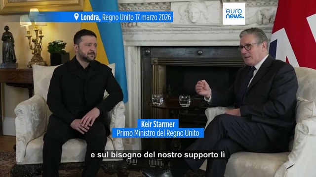 Zelensky a Londra offre capacità droni, Starmer richiama l'attenzione del mondo sull'Ucraina