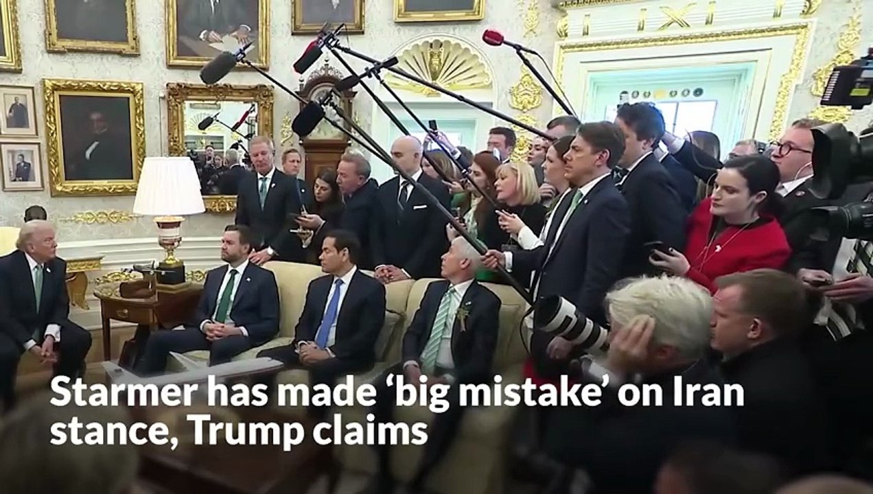 Starmer has made ‘big mistake’ on Iran stance, Trump claims