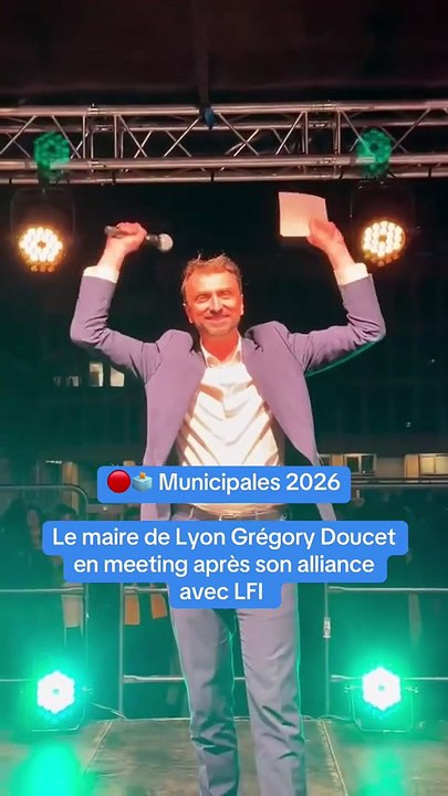 Municipales 2026 à Lyon : Grégory Doucet en meting après son alliance avec LFI