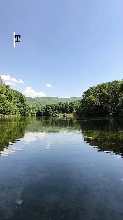 The lake Ohrid, Macedonia